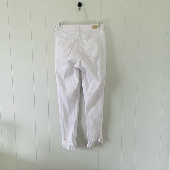 sofia by sofia vergara White Skinny Jeans with Frayed Hem - Picture 6 of 12